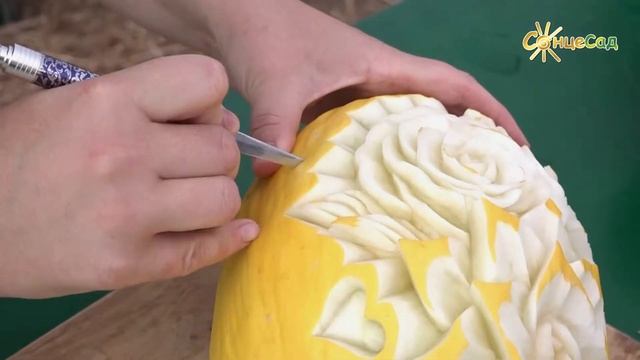 🍋 Карвінг: як вирізати квіти із дині 🍋 смотреть онлайн