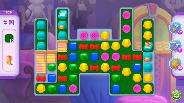 Homescapes 1625 уровень