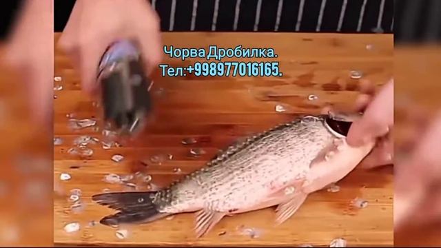 Электро рыбачистка.Балик тозалагич.Хитой завод махсулоти. смотреть онлайн