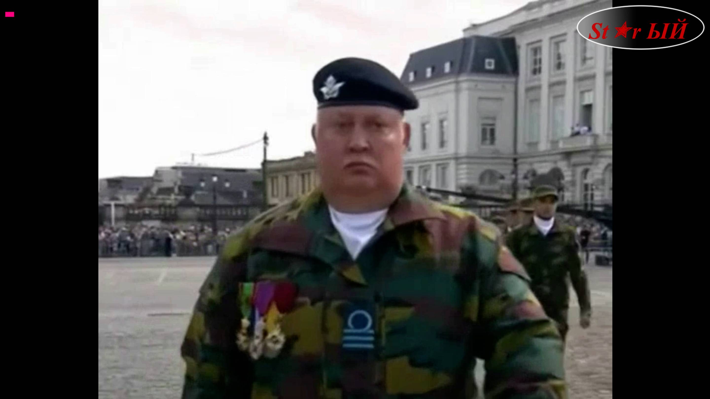 Кадеты армии Бельгии. Будущая элита НАТО. Один только вид наставника наводит ужас на врага