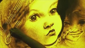 Клип на песню "Слова". Композитор Илья Ефимов, текст - Владимир Кабанов. Песочная Анимация.