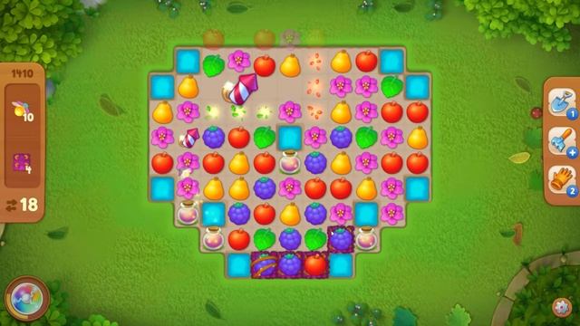 Gardenscapes Hard Level 1410 Прохождение уровня 1410 Gardenscapes смотреть онлайн