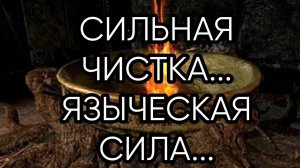 СИЛЬНАЯ ЧИСТКА ...ЯЗЫЧЕСКАЯ СИЛА ...ДЛЯ ВСЕХ...