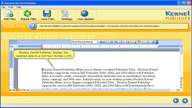Kernel Publisher Recovery Software Repair and Recover corrupted Publisher file смотреть онлайн