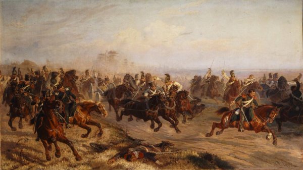 The First Battle of Polotsk 17-18 August 1812 by Peter von Hess