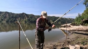 Три дня на стане. День второй. Сазан не даёт скучать.