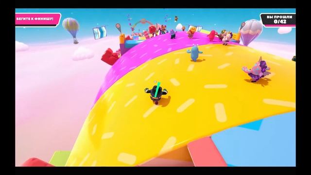Учимся играть в FALL GUYS!!!! смотреть онлайн
