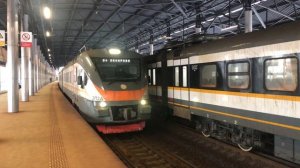 ЭП2ДМ-0227 МЦД и ЭП2Д-0057 ЦППК Перекраска Наше Подмосковье На станции Тестовская