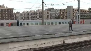 Поезда на Московском вокзале.