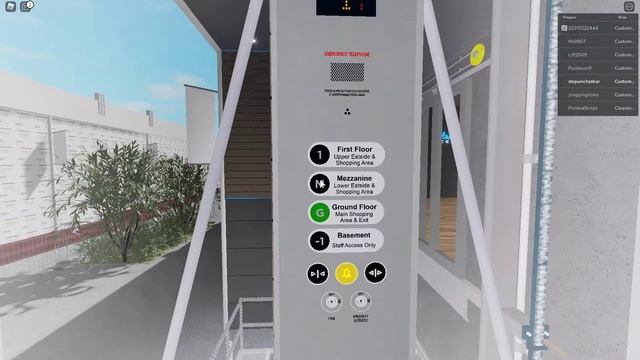 Roblox Электрические Лифты Плагиат Nova 16Пассажиров,630КГ В ТЦ Whitehill