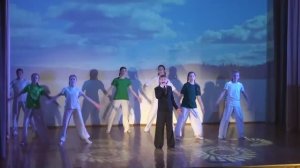 Песня "Это Беларусь" на школьном концерте.