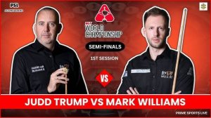 Уильямс Марк — Трамп Дж Снукер. Чемпионат мира в Шеффилде,  1/2 финала. Прямая трансляция.