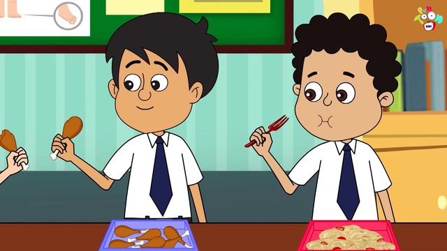 Indian Food vs Chinese Food | Hindi Stories | Hindi Cartoon | हिंदी कार्टून | Puntoon Kids Hindi смотреть онлайн