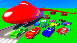 Цветные Тачки Диснея Молния Маккуин Фебулус Джексон Шторм Круз Рамирес 43 Король Диноко для детей