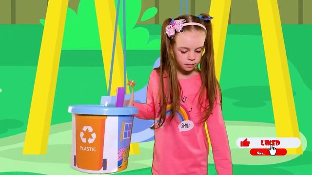 Kids Take Care of the Environment | Katya and Niki смотреть онлайн