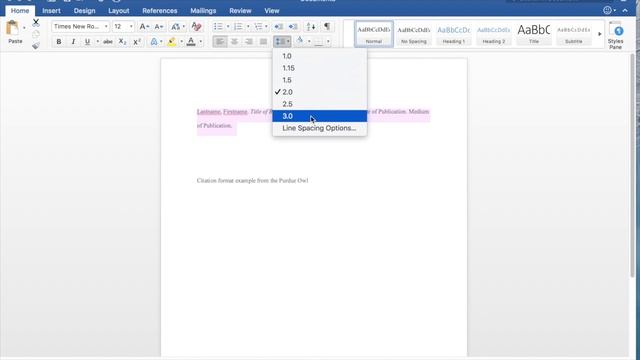 Hanging Indent How To (mac)