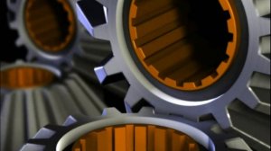Футаж HD. Стальные шестеренки