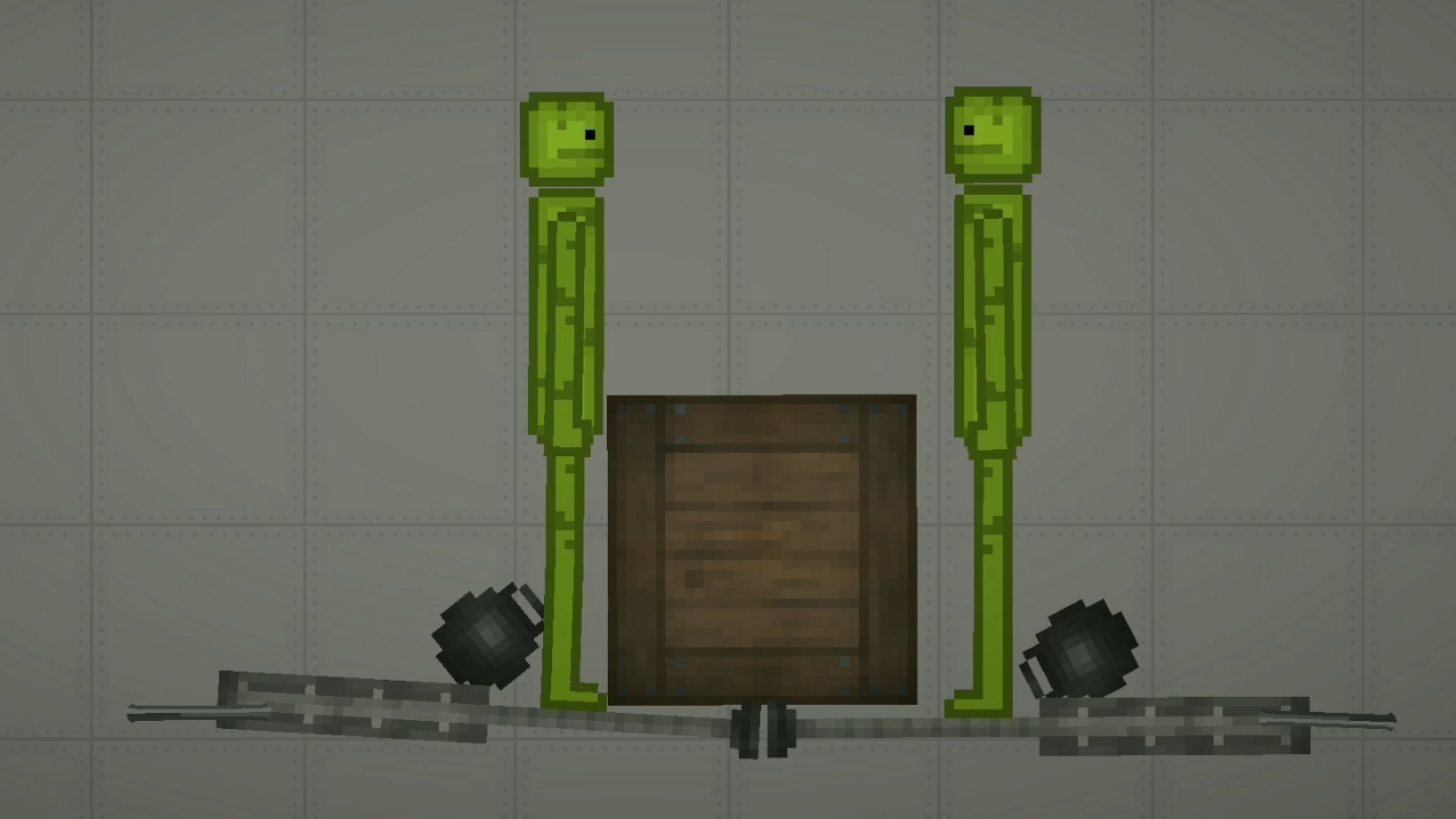 Играю в Melon Sandbox. Тяжёлая атлетика на выживание смотреть онлайн