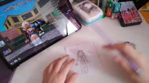 Рисуем игрока из Роблокса😊 (почти обучалка) 🙃 #roblox #рисование #обучениерисованию #туториал