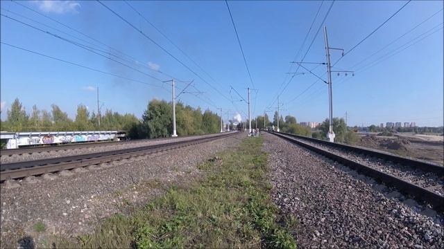 Парад локомотивов Expo 1520 2019 Динамическая экспозиция