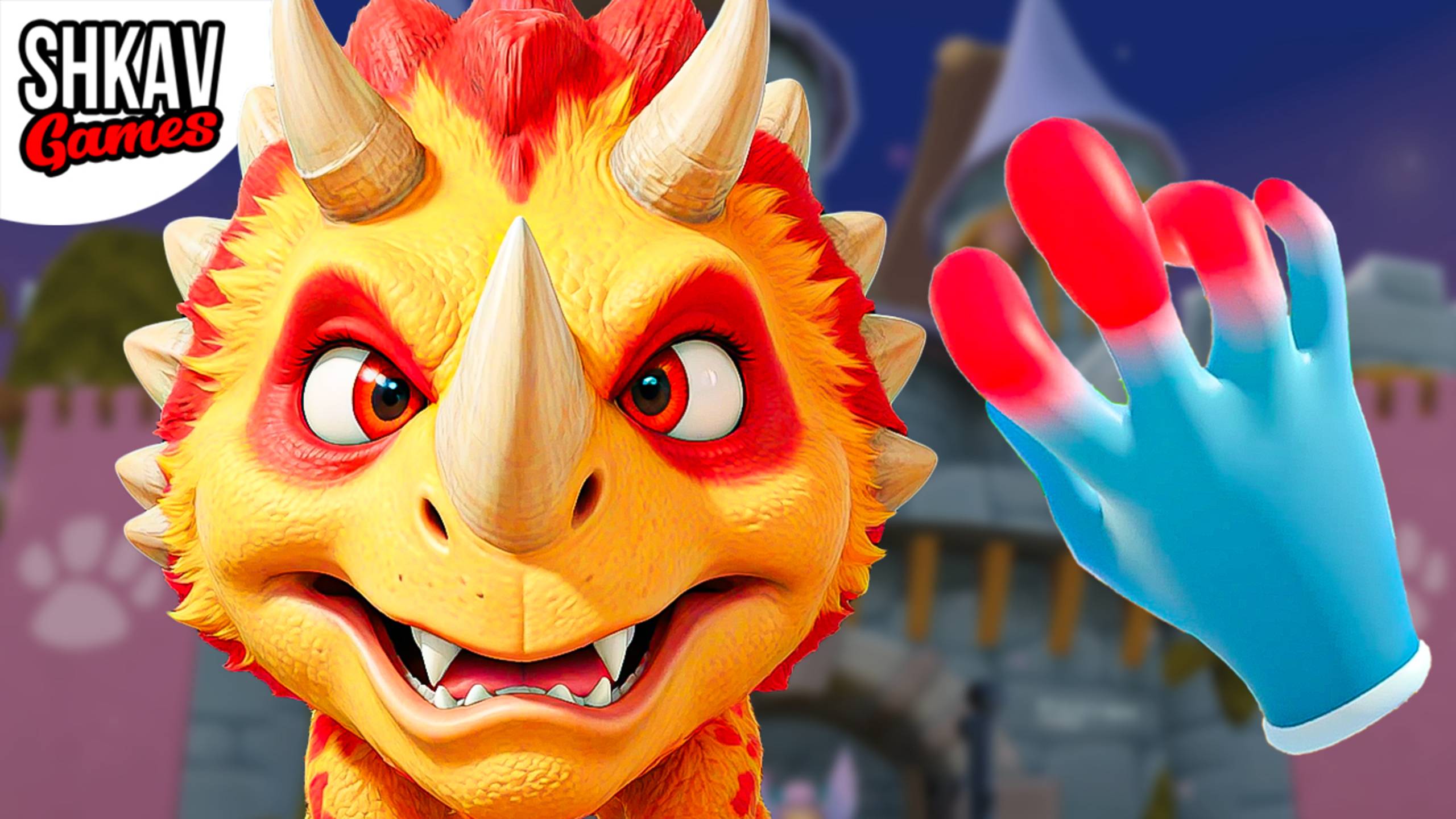 Меня УКУСИЛ БЕШЕНЫЙ ДИНОЗАВР! в Pets & Stuff VR / Часть 10 / смотреть онлайн