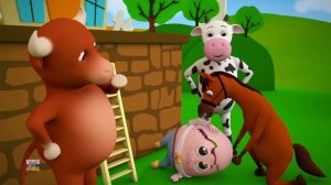 Тише маленький ребенок | Музыка для детей | развивающий мультфильм | Farmees Russia | потешки