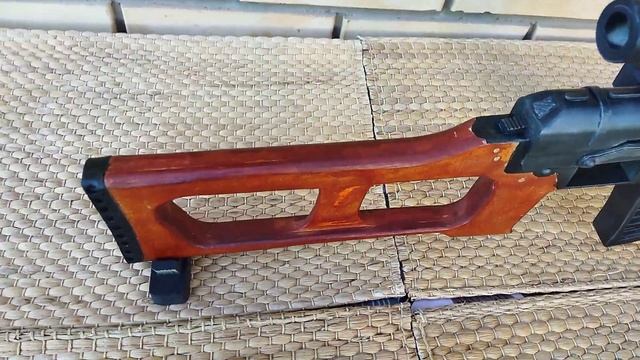 всс из дерева с коллиматором оборотная сторона. спасибо за шаблоны @InfinityWeaponsCraft