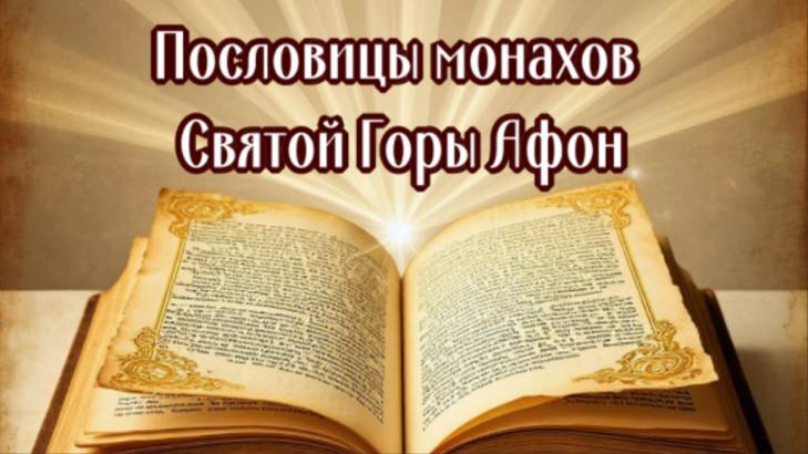 ПОСЛОВИЦЫ МОНАХОВ Святой Горы Афон смотреть онлайн