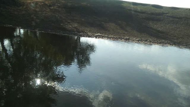 Заброшенная дорога с бродом к исчезнувшему посёлку Лопата, Базарно-Карабулакский район.