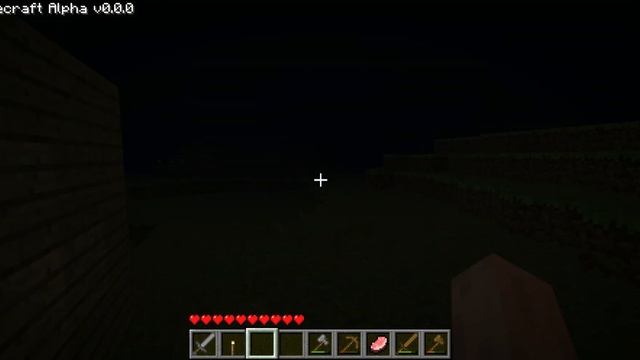 Страшная версия Minecraft Alpha 0.0.0 смотреть онлайн