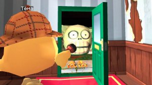 😨 Полуночный Человек Проник в Наш Дом в Чикен Ган! Тёма chicken gun