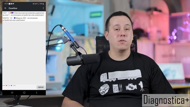 Камаз 5490 ошибки ебс