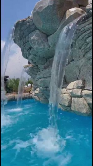 водопад декоративные  скалы  из  арт бетона город Дубай мастер Эльдар Асанов.