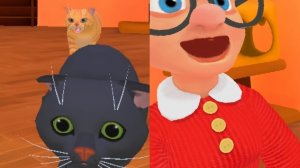 кот и бабка получил новую концовку( концовка 2)