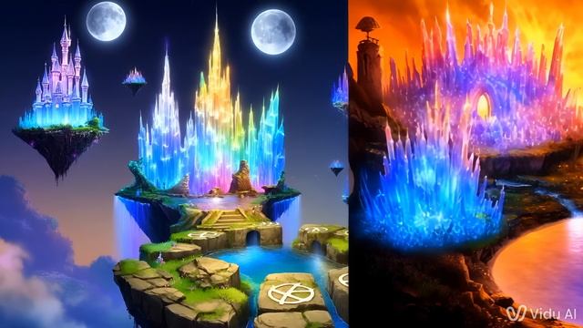 Mystical Realms of Tranquility – AI Fantasy Gallery in 4K смотреть онлайн