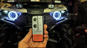 Stels Guepard 650 / установка дистанционного пульта на лебёдку