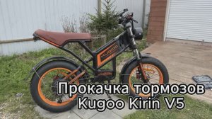 Прокачка тормозов Kugoo Kirin V5