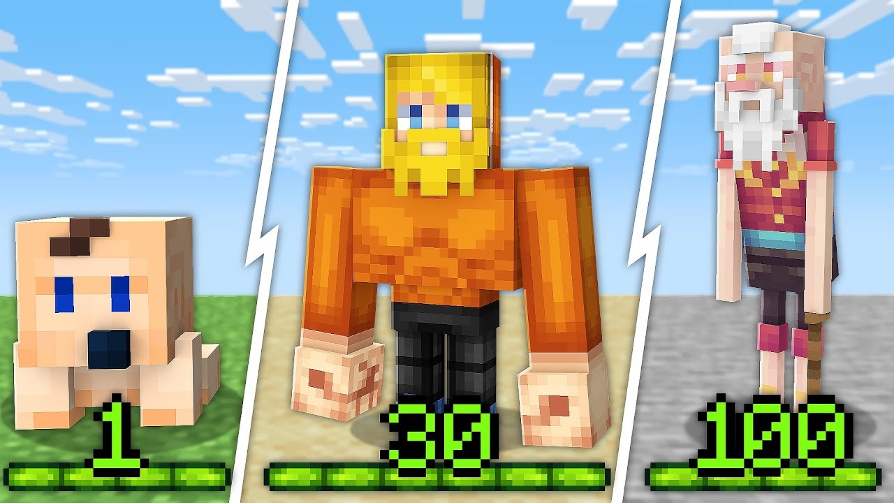 Майнкрафт, но в РАЗНОМ ВОЗРАСТЕ...