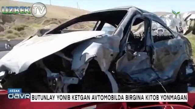 Оллохнинг можизаси бутунлай йониб кетган мошина ичида курон китоби колган