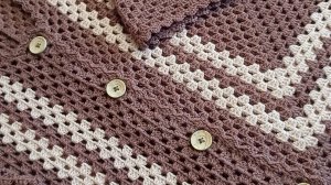 Планка для кардигана " Карамелька " .