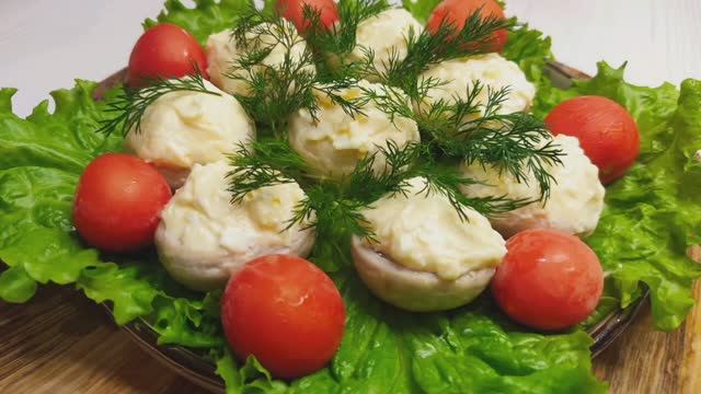 Шампиньоны и плавленый сырок❗ ЗАКУСКА просто улетает со стола❗ смотреть онлайн