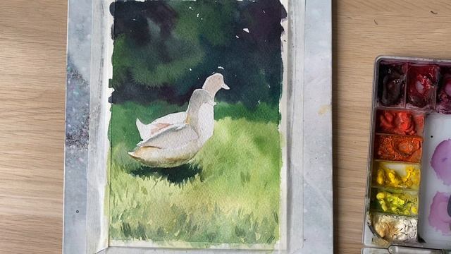 Утки на прогулке. Часть 5. Рисуем уток. смотреть онлайн