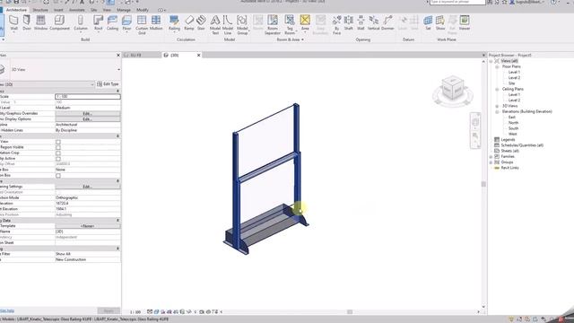 Kinetic Telescopic Glass Railing (with Flower Box) on Bimobject! #3d #sketch #bimobject #bim смотреть онлайн