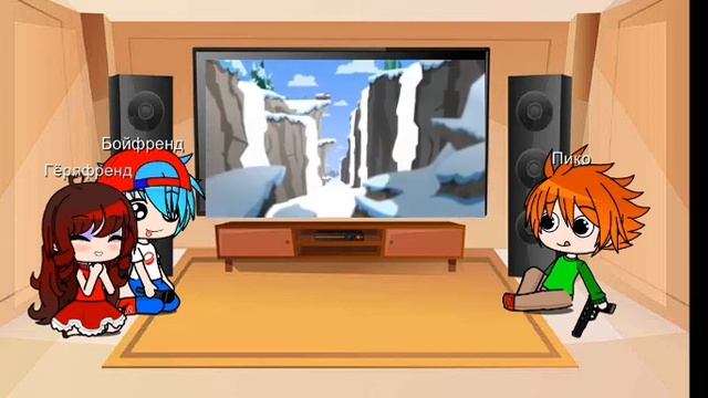 Реакция троицы из Friday Night Funkin на разные видео 1 часть #fnf #fridaynightfunkin #бойфренд