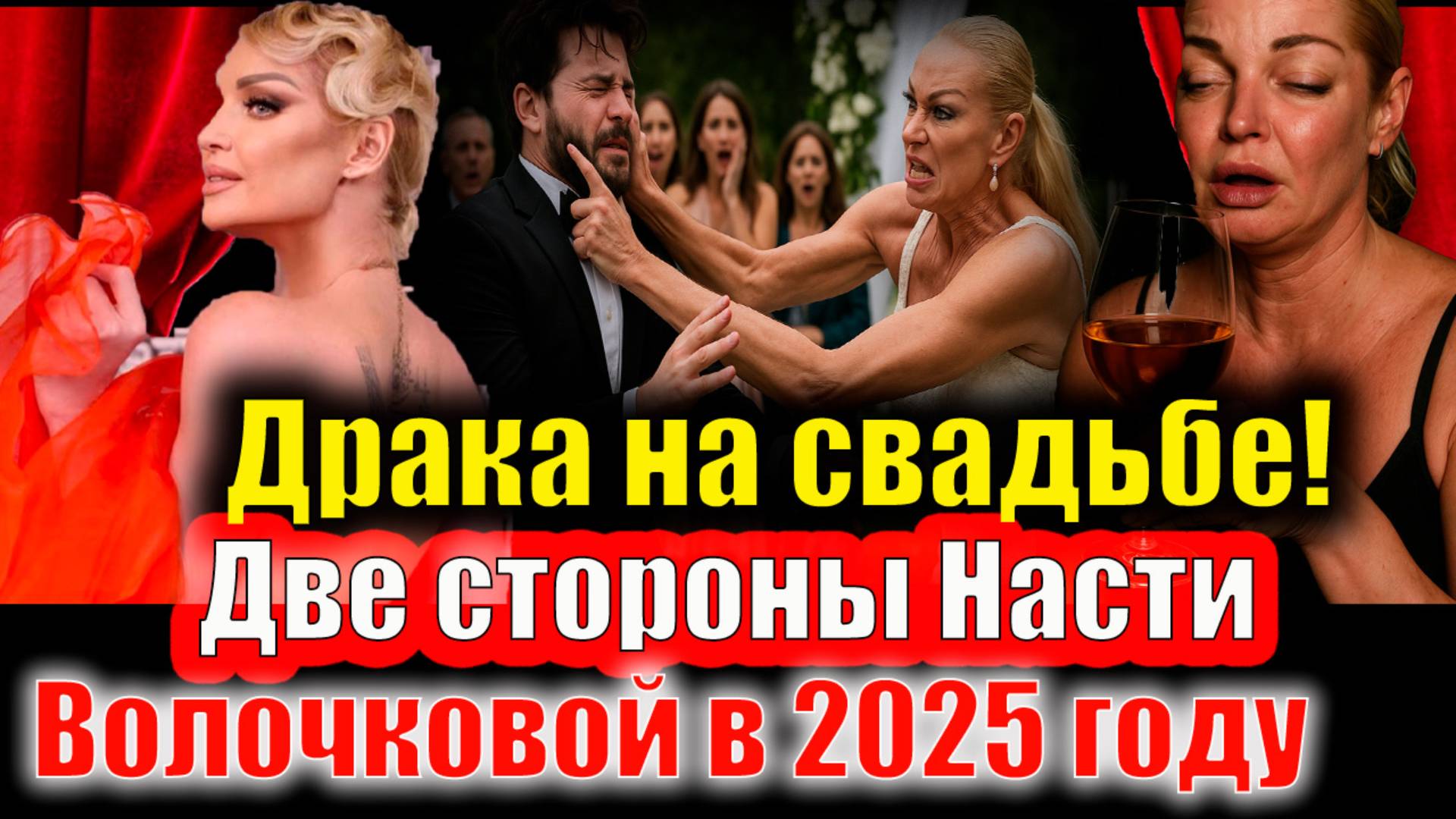 Свадьба Волочковой обернулась дракой с женихом: Две стороны Насти—ангел против эпатажа. Выходки 2025 смотреть онлайн