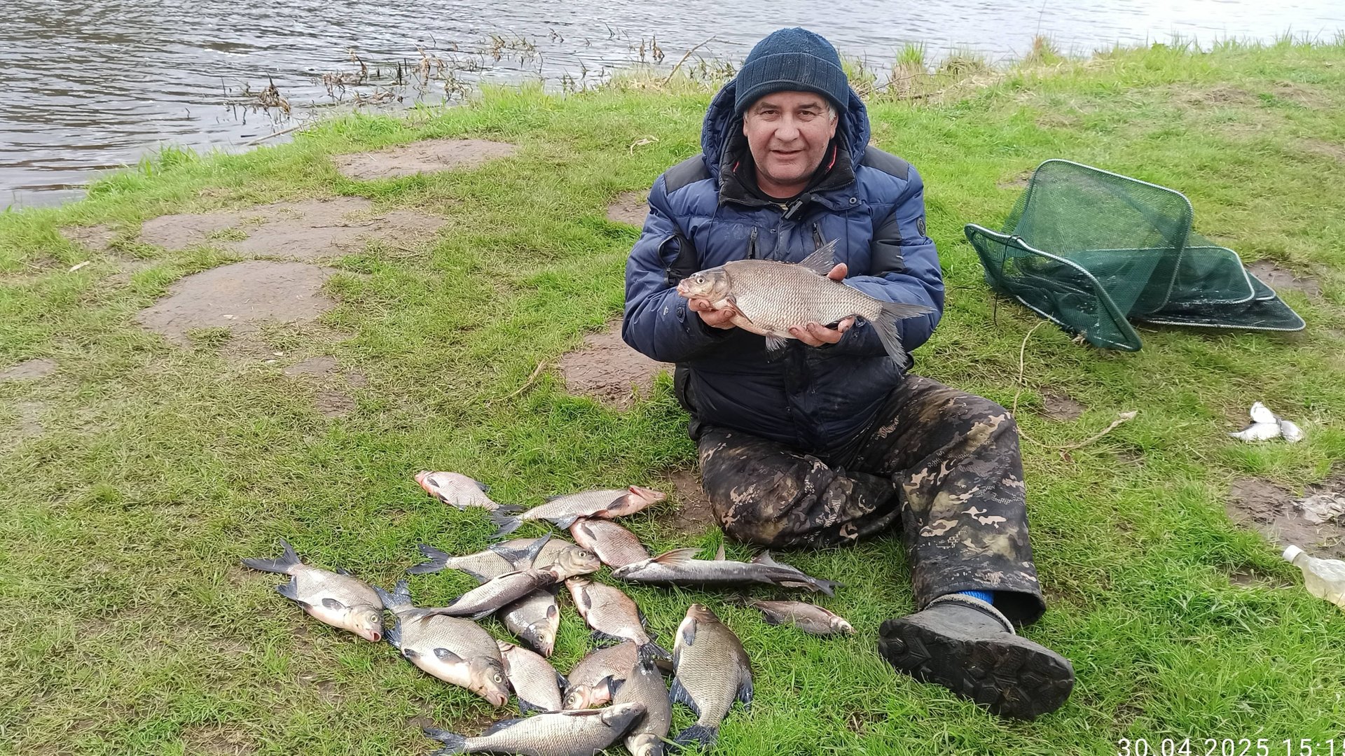 Фидерная рыбалка близ г. Калязин 30.04.25
