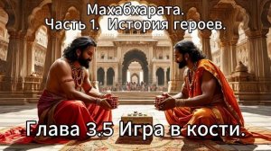 16. Махабхарата. Часть 1. История Героев. Глава 3.5 Игра в кости.