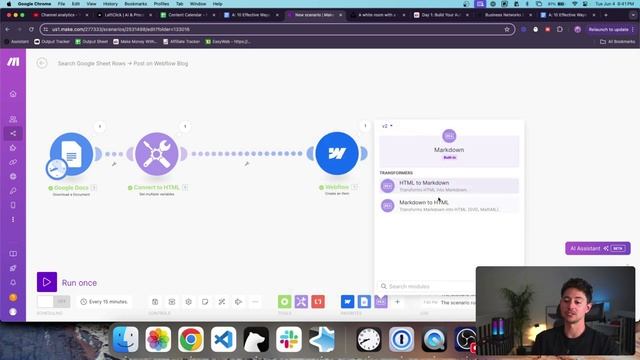 Как автоматизировать работу с контентом в Webflow CMS с помощью Make.com