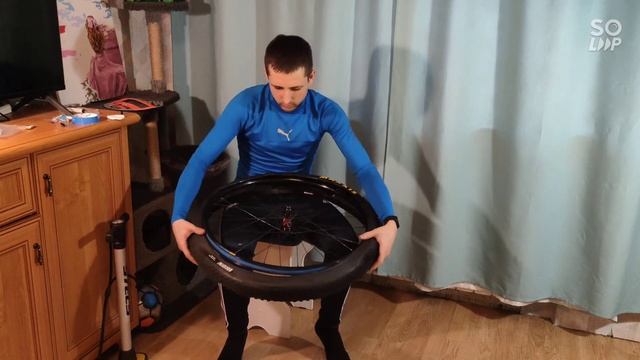 первый опыт сборки бескамерных колес