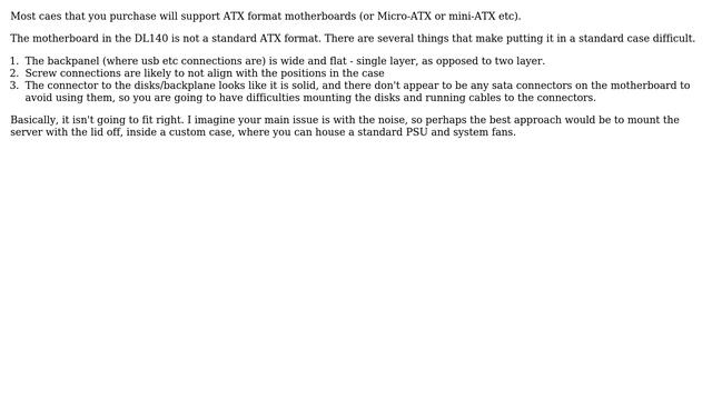 How to convert a HP ProLiant DL140 G3 rackmount server to a tower? (2 Solutions!!) смотреть онлайн